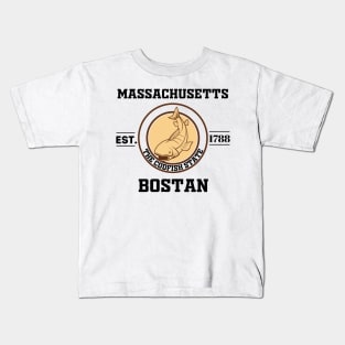 Massachusetts State Kids T-Shirt